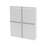 Glass touch button for home automation from any manufacturer 24V, white