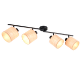 Aimee spot 4-pc E14 natural color/bast