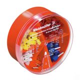 Assortment of wire end ferrules, Box, Colour code: Weidmueller
