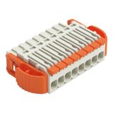 2734-1108/038-000 1-conductor female connector; lever; Push-in CAGE CLAMP®
