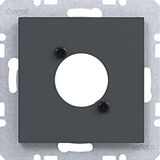 Centraalpl voor XLR connector D-serie, A.x/C.x/S.1/B.x/Q.x/K.x antr.