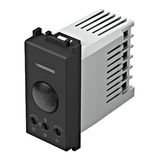 Sensor motion detector, 110ø, 8m, 5A, 1M, black