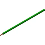 Silicone-switching strand, extremely flexible, halogen free, Cableline, 0.5 mm², 129 x 0.07 mm, green, outer Ø 2.3 mm, 61.7552-10025