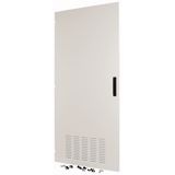 XLSD4L183 Section door, ventilated IP42, hinges left, HxW = 1800 x 300mm, grey