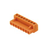 PCB plug-in connector, female plug, 5.08 mm, Number of poles: 2, 180°, Pressure clamp connection, Clamping range, max. : 2.08 mm², Box
