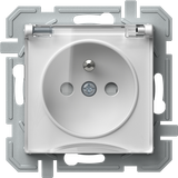 SOCKET FRENCH+COVER 2P+E 16A 250V~ BV PT XO 4417088