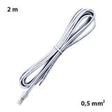 Connection cable with MP connector (plug), 2m 0.5mm2, white, free end 5mm