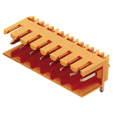 PCB plug-in connector, male header, open side, THT solder connection, 3.50 mm, Number of poles: 6, 90°, Solder pin length (l): 4.5 mm, tinned, black, Box