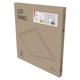 LED panel PROXO 60×60, recessed, white, 40W neut. white UGR