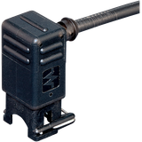 Valve plug MJC 90° with cable LED+VDR PUR 2x0.75 bk 1.5m
