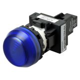 Indicator M22N semi-spherical, CAP COLOR BLUE, LED BLUE, LED VOLTAGE 1 A2260094G