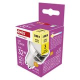 LED Bulb Classic MR16 silver/ GU10 / 3 W (32 W) / 345 lm / Warm white