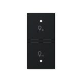 N2121.8 NT COVER SX SIMB.DIMMER 1M, BLACK
