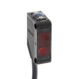 Photoelectric sensor, rectangular housing, red LED, background suppres E3Z 7244G