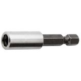 Screwdriver bit holder 1/4"-1/4" 50mm FORMAT