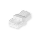 Coupler 3-p socket, narrow, wht