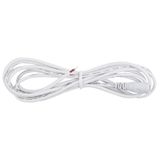Power connector socket, free end (AWG 22/0.34 mm2), white, max. 3 A, length 3 m