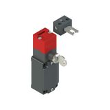 Safety switch with lock and separate actuator