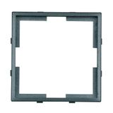 Adapter frame 55x55mm to 50x50mm, anthracite, 1PU = 5 pieces