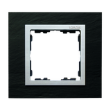 Single frame, metal, Slate / Aluminum