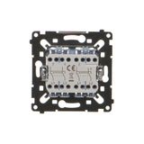 Double rockers for mechanism serie 75, white
