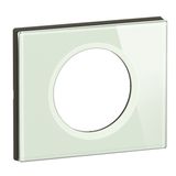 PLATE 1 GANG OPAL WHITE GLASS