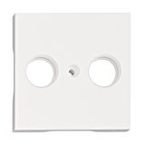 TV cover for HSBK, antenna box, 2-hole, white