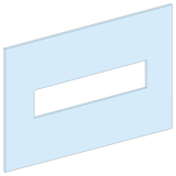 FRONT PLATE EZC250 VERTICAL W600/W650 7M