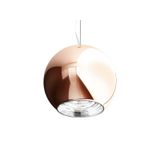 BEAU MONDE 25 pendant copper-tinted glass 230V LED E27 15W
