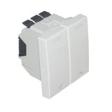 VENETIAN SWITCH - 2 MOD WHITE