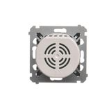 DATA single socket outlet with socket access element, white, 16A