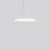 Flat Polymero Kreis Slim, 38 W, 4150 lm, 840, white, DALI Pendant lumi