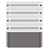Combination Distributor Modular chassis 640mm 18HU, complete