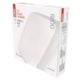 LED Ceiling lamp Dori, square 24.5W neutral white IP54