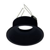 "ZIGO" SPOT HOUSING Ø-100 BLACK FIXED, SET-BACK