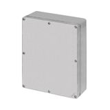 Aluminium push-button enclosure M4 170x205x70, unpainted, undrilled, without cable entry