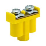 VZPD 092-07 Zacisk podwójny 2x1-4mm2 400V żółto-zielony