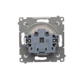 Two-way switch, (module), 10AX, quick connection, Bronze matt, metalic