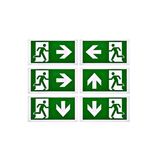 P-LIGHT 6Set Piktogrammfolie