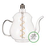 LED Teapot Earl Clear E27 4W 2200K
