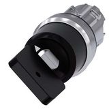 key-operated switch Siemens, 22 mm, round, metal, shiny, lock no. VL5, with 2 keys, 2 switch positions  3SU1050-5KF01-0AA0-Z Y12