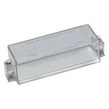 Transparent cover, seal. for devices up to 9PLE, HxWxD 55x195x50mm,