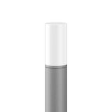 MEGA TUBE, 10 W, 1000 lm, 830, silver, on/off Bollards, D 115 H 1000, 