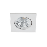 Pamir LED recessed spotlight matt white square
