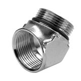 45° Elbow fitting, nickel-plated brass, M25x1.5