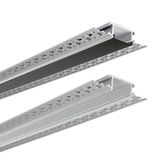Aluminum profile AZ for plasterboard, 62x14mm, black diffusion, 1m