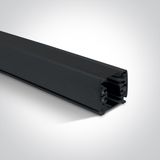 BLACK PLASTIC COVER 2m FOR SQUARE TRACK