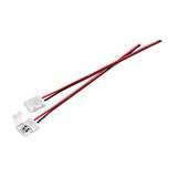 Connector 2-pin 10mm with 15cm wire (10 pieces)