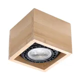 SPOT QUATRO 1 NATURAL WOOD GU10 1X40W IP20