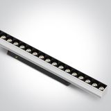 42112BA/W/V WHITE 18W CCTV 48V IP20 MINI/MIDI